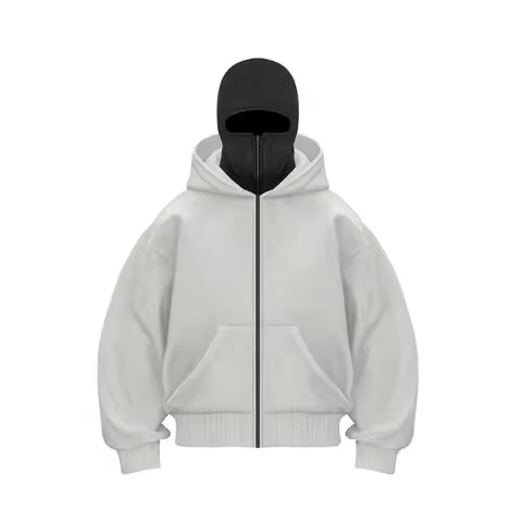 Cozy Double-Hooded Fleece Sweater
