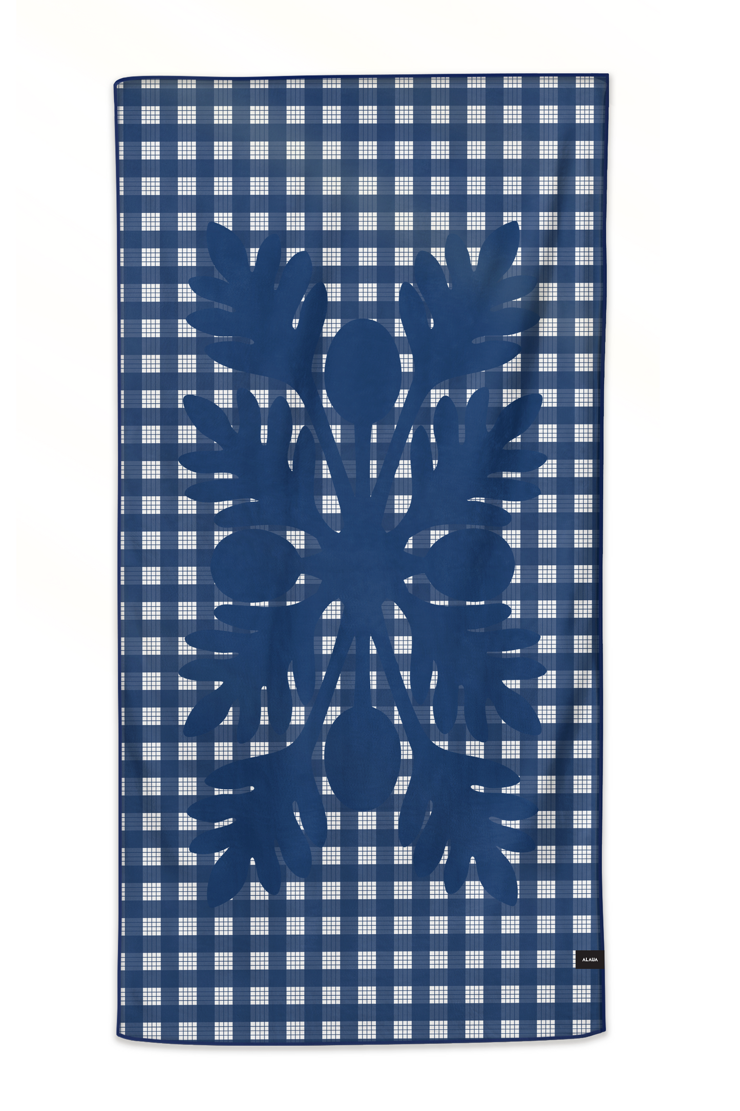 'Ulu Palaka Anywhere Towel (Blue)