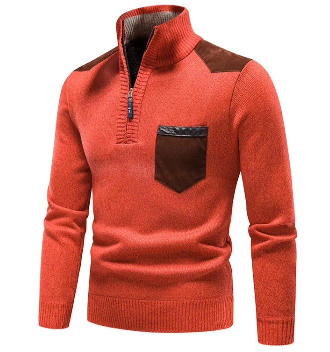 Warm Plush Zip-Up Pullover