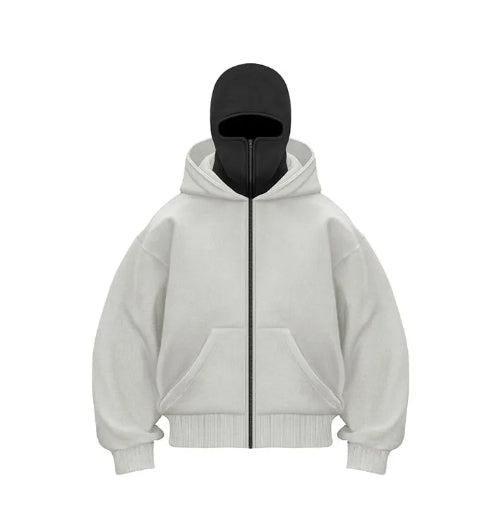 Cozy Double-Hooded Fleece Sweater