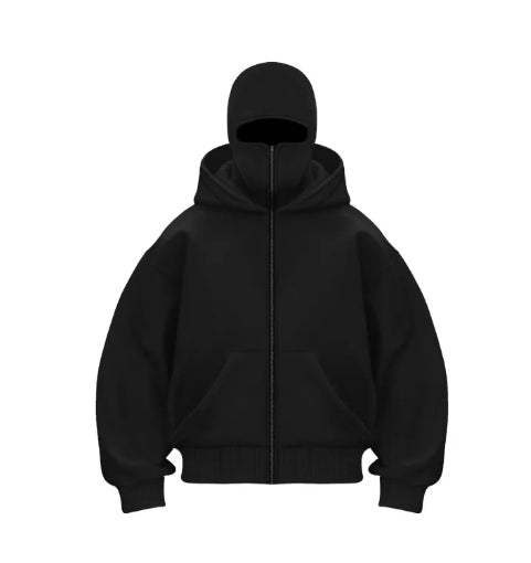 Cozy Double-Hooded Fleece Sweater